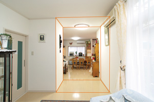 LDK リフォーム 工事施工後